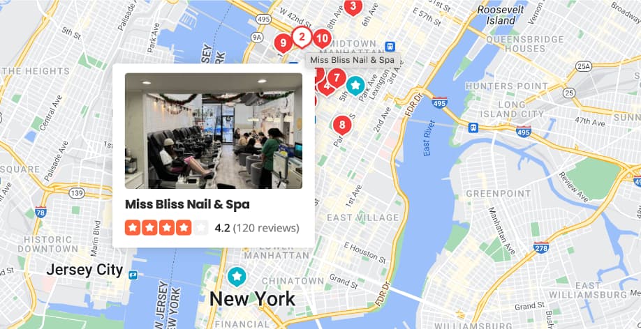 yelp business map